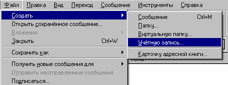 ��������� �������� ��������� Mozilla Thunderbird